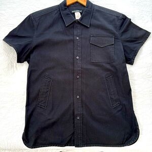 Dolce & Gabbana Men’s Black Button-Up Shirt — Size 48 (Italy) / US Large